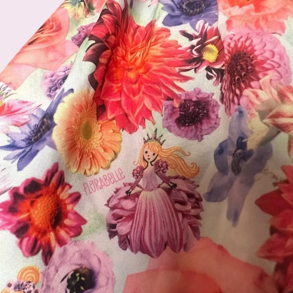 Florabelle Floral Dress with Back Zipper Toddler Kids Size 2T